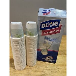 DIXIE 3oz SeaShell Beach Bath Cups 166 Count Remaining  Discontinued